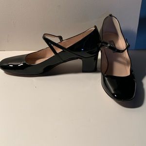 SJP by Sarah Jessica Parker patent leather pump.